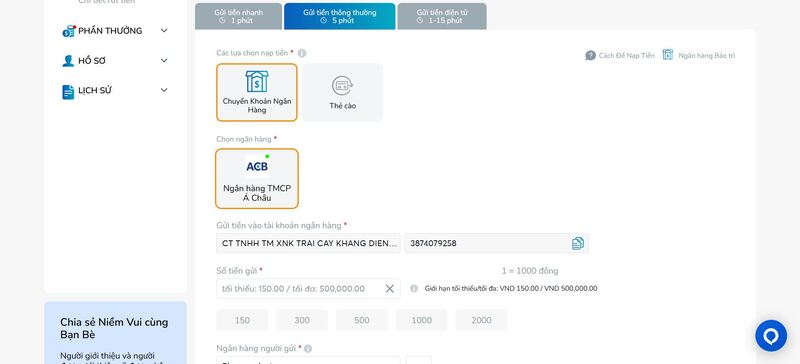 BK8 không chịu trách nhiệm khi thông tin giao dịch sai